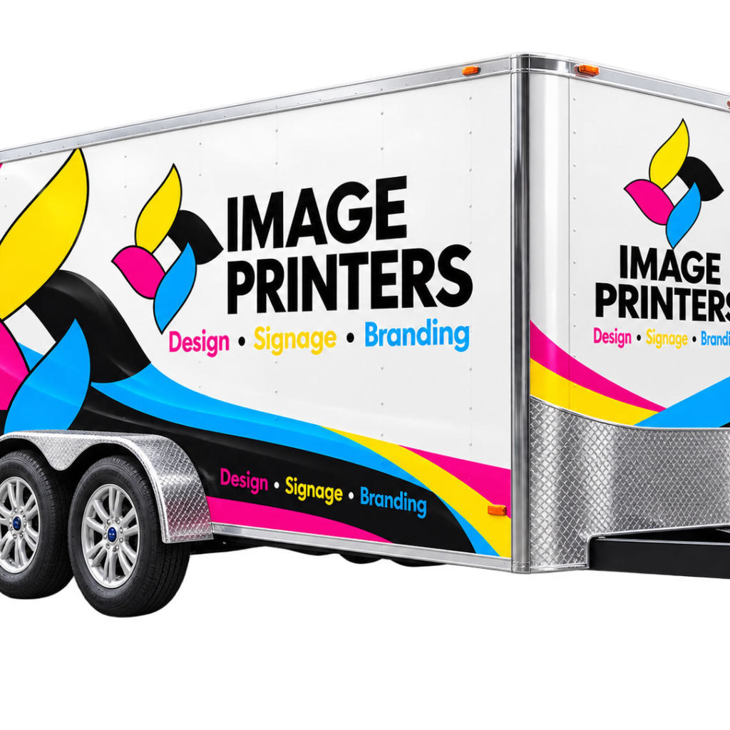 Vehicle Branding Overport Trailer