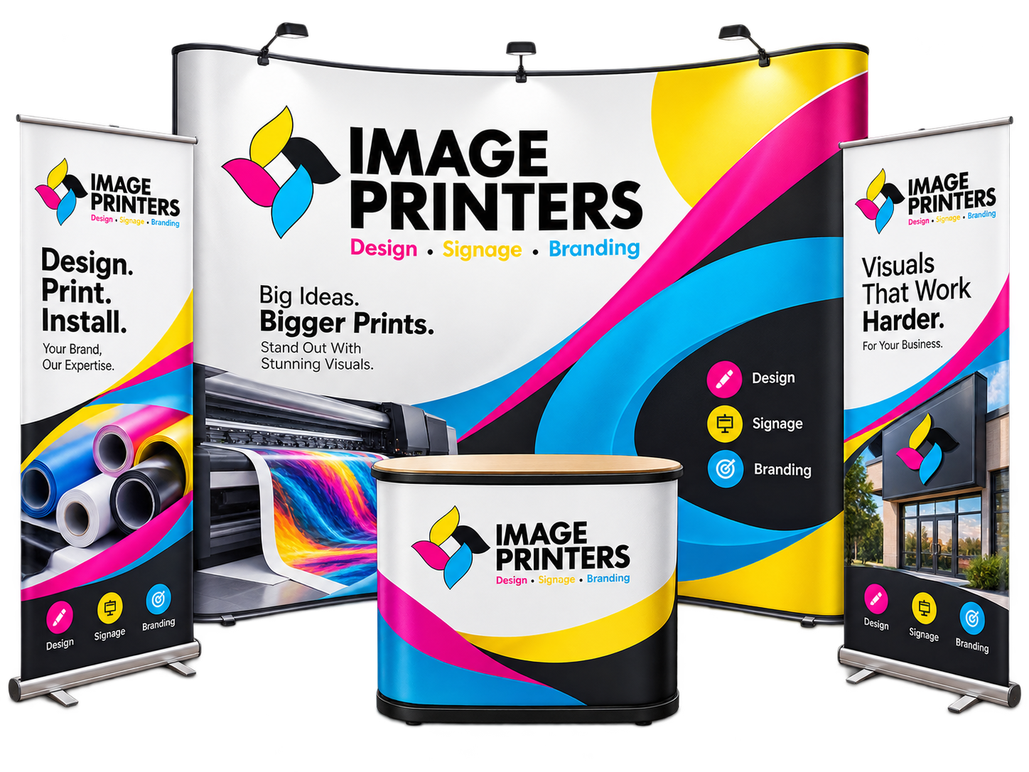 WIDE FORMAT PRINTING IMAGE PRINTERS